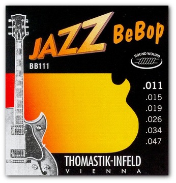 Struny gitarowe THOMASTIK JAZZ BeBop BB 111 - kpl.