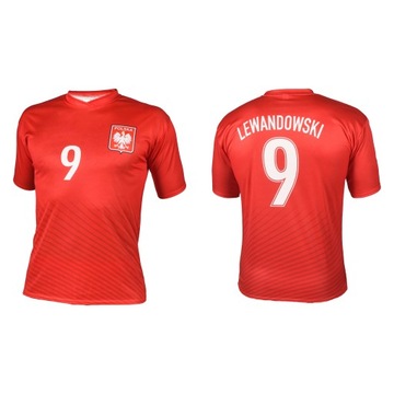 Koszulka sportowa T-shirt LEWANDOWSKI POLSKA L