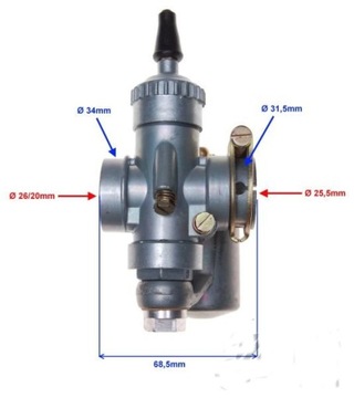 Карбюратор WSK 125 B3 B1 WFM SHL DUELLS SUPER QUALITY