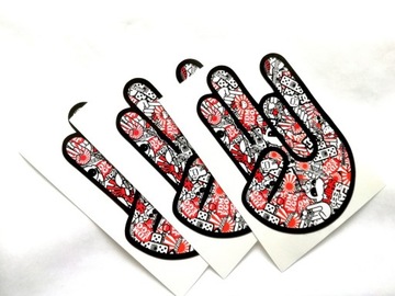 SHOCKER HAND JAPAN JDM classic naklejka sticker