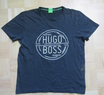 Hugo Boss GREEN HB ORYGINALNY SZARY T SHIRT/ S