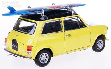 MINI COOPER 1300 С ДОРОЖКОЙ МЕТАЛЛ МОДЕЛЬ WELLY 1:24