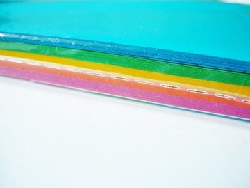 Papier Kolorowy A5 x50 Arkuszy Brystol Żywe Kolory 200G
