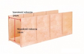 skrzynka uciosowa do sztukaterii listew gzymsów przyrżnia faset 14x16cm