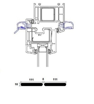 Напорный диффузор Slimline 2000 АНТРАЦИТ