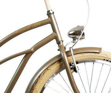 Женский велосипед Beach Cruiser 26 женщин MOCCA RoyalBi 3 скорости Shimano gold