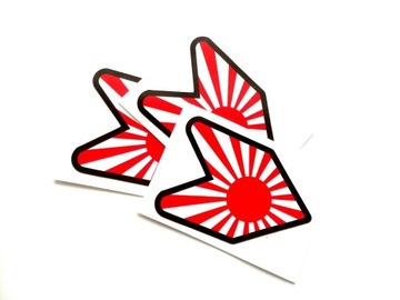 WAKABA JAPAN SUN JDM sticker naklejka listek