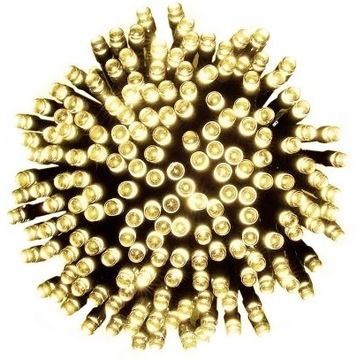 LAMPKI CHOINKOWE 300 LED BIAŁY CIEPŁY DETAL HURT