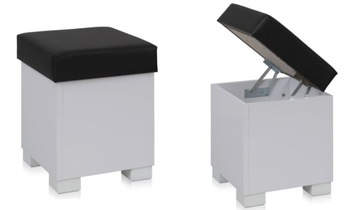 Pufa otwierana do salonu pokoju taboret MODERN BOX