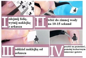 Y45 ZŁOTE NAKLEJKI WODNE NA PAZNOKCIE PASKI ZEBRA