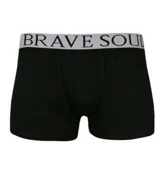 Czarne Męskie Bokserki – Brave Soul -M
