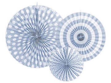 ROZETA ROZETY Dekoracyjne ŚLUB DEKORACJA SALI 3SZT