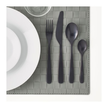 фото ориг. №12, 2 pcs. tillagd complete cutlery, - black
