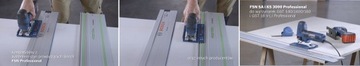 Компас + адаптер Bosch KS 3000 + лобзик FSN SA