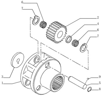 CNH 76036408 Штифт вала Case-New Holland