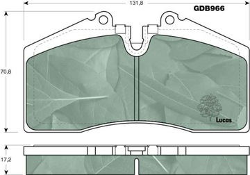 Передние колодки TRW PORSCHE 911 928 944 959 968