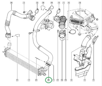 УПЛОТНЕНИЕ ВОЗДУШНОЙ ТРУБЫ LAGUNA III OE 7701068601