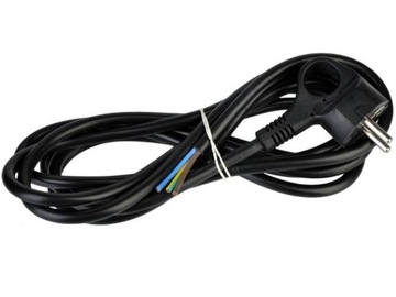 Kabel elektryczny z wtyczką 3m 3x1.5 gruby przewód