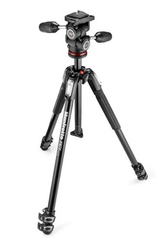 Штатив Manfrotto MK190X3-3W1 173 см черный