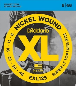 D'ADDARIO EXL125 struny do elektryka 9-46