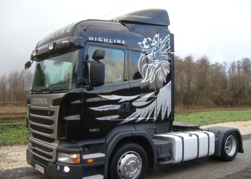 NAKLEJKI NAKLEJKA SCANIA R TOPLINE HIGHLINE WZÓR 7