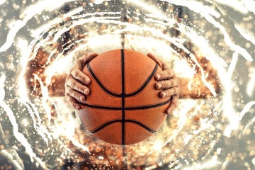 Naklejka na ścianę koszykówka,piłka, NBA,sport,