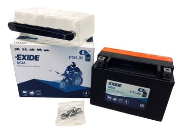 AKUMULATOR EXIDE BIKE ETX9-BS 12V 8Ah 120A