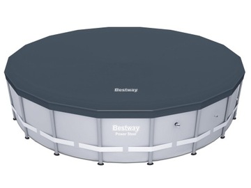 Pokrywa Basenowa Mata Przykrycie Osłona Basenu Stelaż 549 cm BESTWAY 58039