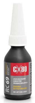 CX80 RC69 KLEJ do gwintów drobnozwojowych średni