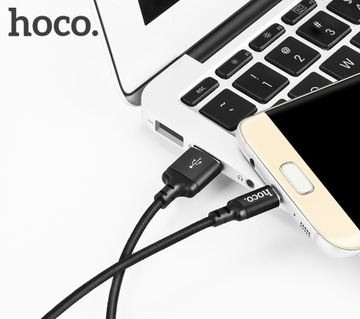 Прочный нейлоновый кабель micro USB 2А, 2 м, hoco x14