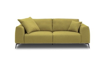 SOFA 3 CALVARO ETAP SOFA TKANINA ŻÓŁTA