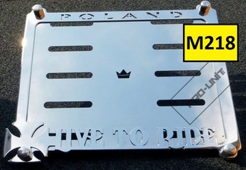 Регистрационная рамка HONDA для GOLDWING GL Inox