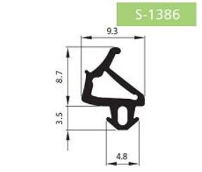 Уплотнитель для пластиковых окон ПВХ С-1386