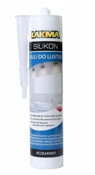 LAKMA Silikonowy klej do luster 300ml 15SZT