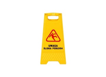 TABLICA UWAGA ŚLISKA PODŁOGA