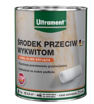 ULTRAMENT - FARBA PRZECIW WYKWITOM I WILGOCI 3 KG