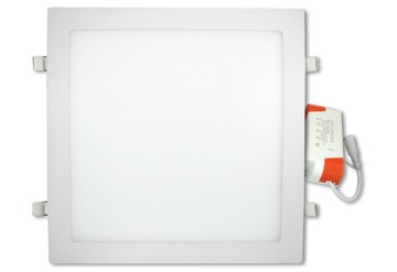 Panel LED plafon kwadrat oprawa lampa 24W 3 kolory