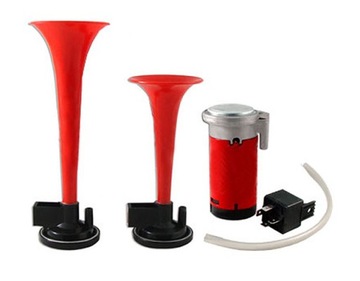 ГРОМКИЙ ДВУХТОНАЛЬНЫЙ ЗВУКОВОЙ СИГНАЛ ФАНФАР + ТРУБА КОМПРЕССОРА МДП