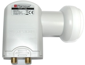 KONWERTER TWIN 0,1 dB OPTICUM LTP-04H NC+ POLSAT