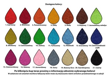 Podkładka filcowa duża 30x40 pod talerz świąteczna