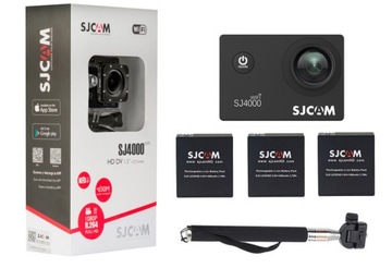 SJCAM SJ4000 Wi-Fi СПОРТИВНАЯ КАМЕРА С 3 БАТАМИ