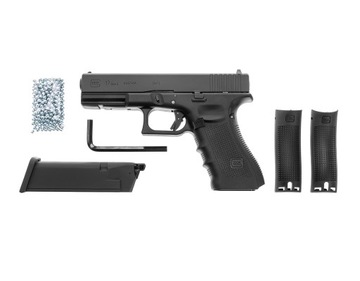 Wiatrówka pistolet Glock 17 gen 4 BB blowback +ZESTAW (5.8364)