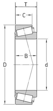 32208A Конический роликоподшипник ZVL 40x80x24,75