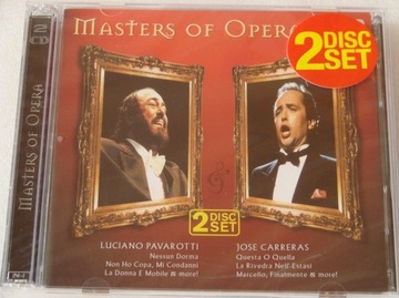 Pavarotti Carreras - Masters Of Opera 2xCD NOWA