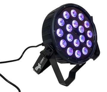 Reflektor oświetlenie PAR18 LED 18WAT zespół dj