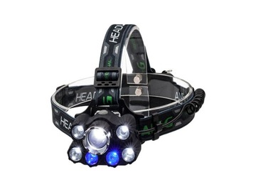 MOCNA LATARKA CZOŁOWA CZOŁÓWKA 9 LED ZOOM LCZ023