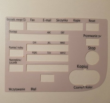 Naklejki na panel Konica Minolta Bizhub C35