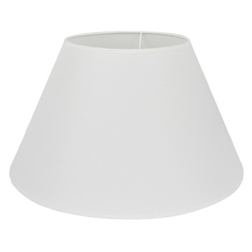ABAŻUR do lampy stożek 6S biały 40/24h biały tkaninowy klosz