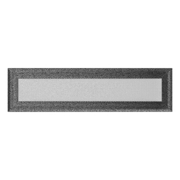 фото ориг. №5, Lattice ventilation colored grilles oskar 11, 6x42, 5 centimeters black-silver