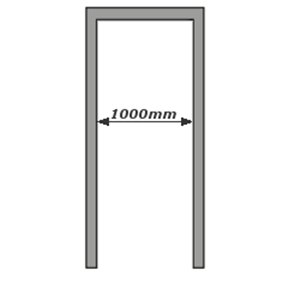 ПОЛЬСКИЕ ДВЕРИ ДЕРЕВЯННАЯ РАМКА INOX 100СМ 72М